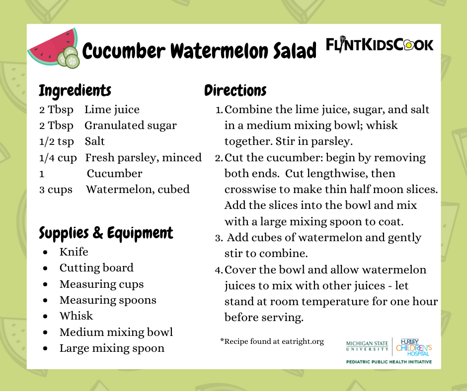 Cucumber Watermelon Salad